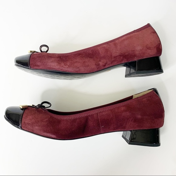 Vionic Daphne Suede Patent Block Heel Size 9.5 - Picture 5 of 11